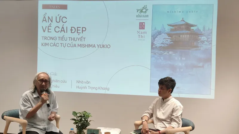 Nhà nghiên cứu Nhật Chiêu trò chuyện về ẩn ức cái đẹp trong tiểu thuyết “Kim Các Tự“