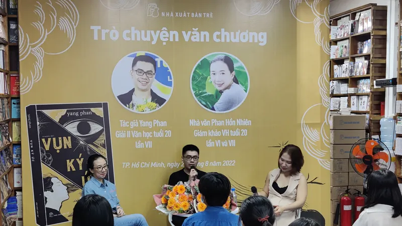 Nhà văn Phan Hồn Nhiên và tác giả Yang Phan truyền cảm hứng cho những người yêu văn chương
