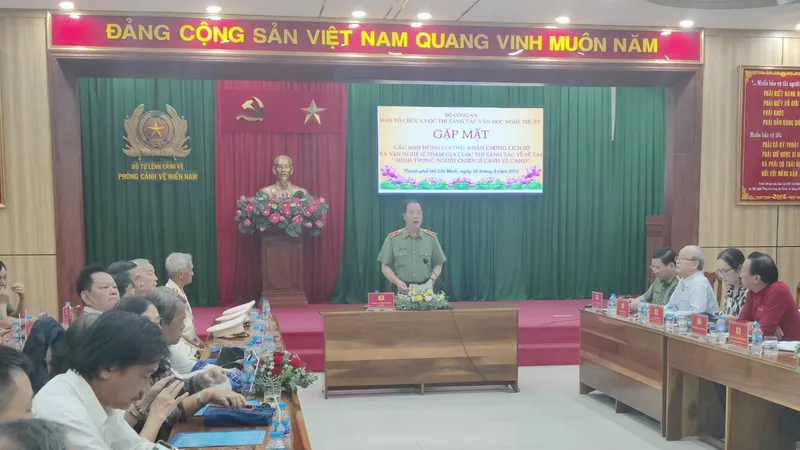 Tổ chức cuộc thi sáng tác văn học nghệ thuật “Hình tượng người chiến sĩ Cảnh vệ CAND”