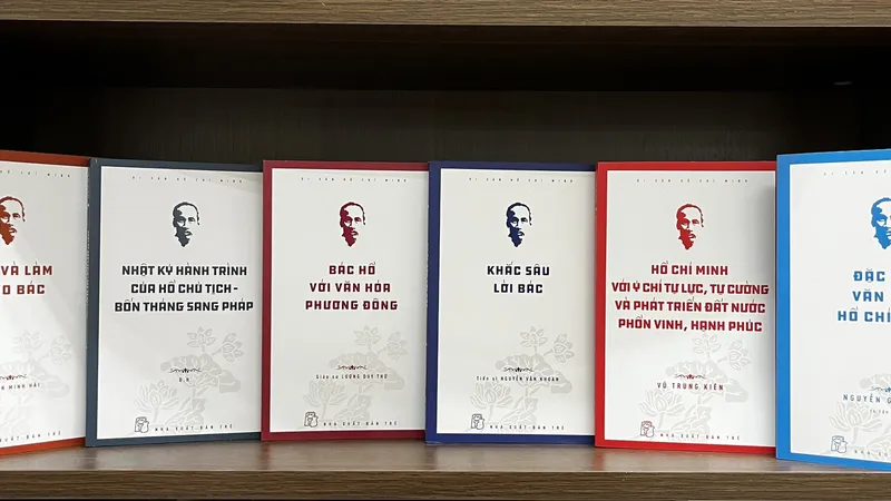 Tủ sách Di sản Hồ Chí Minh có thêm nhiều ấn phẩm mới