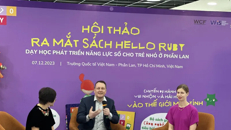 Giúp trẻ nhỏ làm quen với công nghệ qua bộ sách “Hello Ruby”