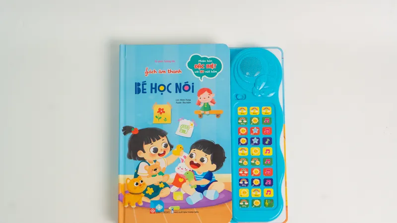 Sách âm thanh "Bé học nói": Mở rộng vốn từ đầu đời cho trẻ 