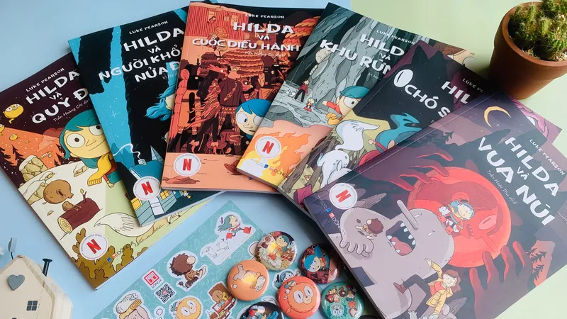 Bộ truyện về cô bé ưa mạo hiểm Hilda đến Việt Nam 