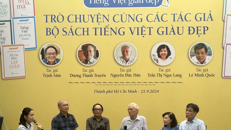 Gặp gỡ các tác giả của bộ sách "Tiếng Việt giàu đẹp"