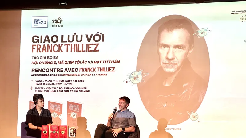 Nhà văn Franck Thilliez: Từ kỹ sư công nghệ thành nhà văn trinh thám hàng đầu nước Pháp