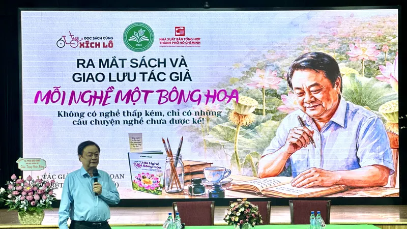 Ra mắt sách "Mỗi nghề một bông hoa" của tác giả Lê Minh Hoan