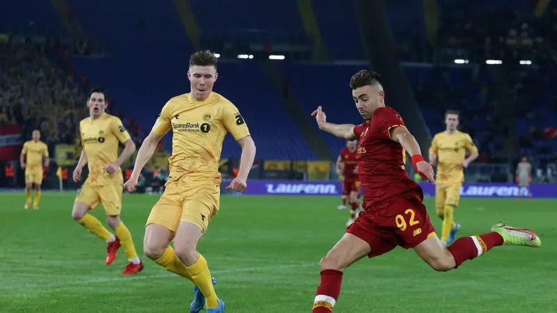 AS Roma từng bất lực trước Bodo/Gllimt ở vòng bảng Europa Conference League