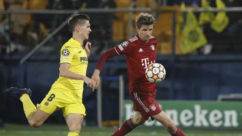 Thomas Muller cùng các đồng đội hoàn toàn bế tắc trước Villarreal ở trận lượt đi