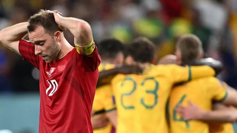 Eriksen cùng đồng đội thua đau Australia