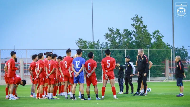 U22 Lào tập huấn tại Riyadh, Saudi Arabia (nguồn: LFF)