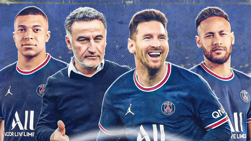 HLV Christophe Galtier biết ơn vì được dẫn dắt Messi, Neymar và Mbappe