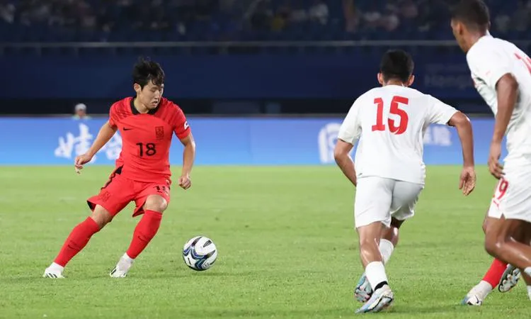 Lee Kang-in tại ASIAD 19