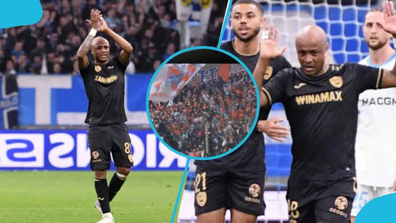 "Lão tướng" Andre Ayew được khán giả đội bóng cũ Marseille tri ân