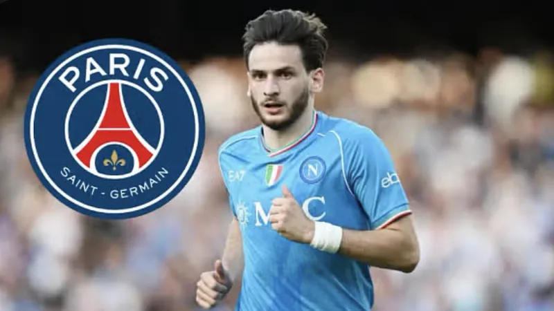 PSG trả lương gấp 4 lần Napoli để chiêu mộ Kvaratskhelia