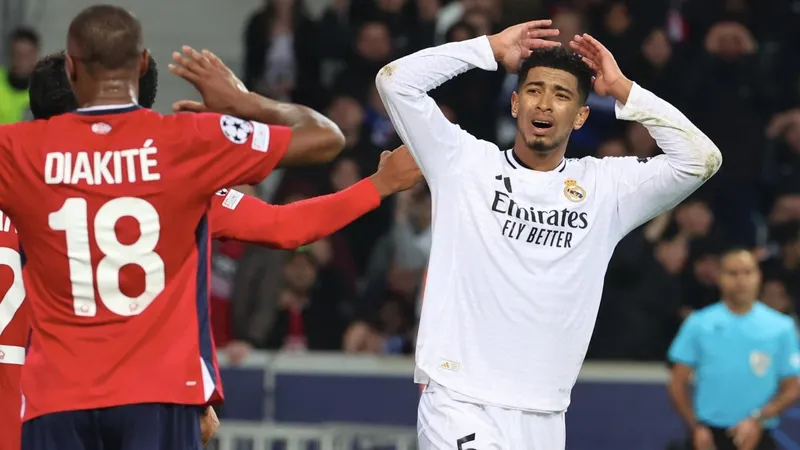 Bellingham từng cùng Real Madrid thua Lille trên đất Pháp, nơi họ chuẩn bị viếng thăm Brest