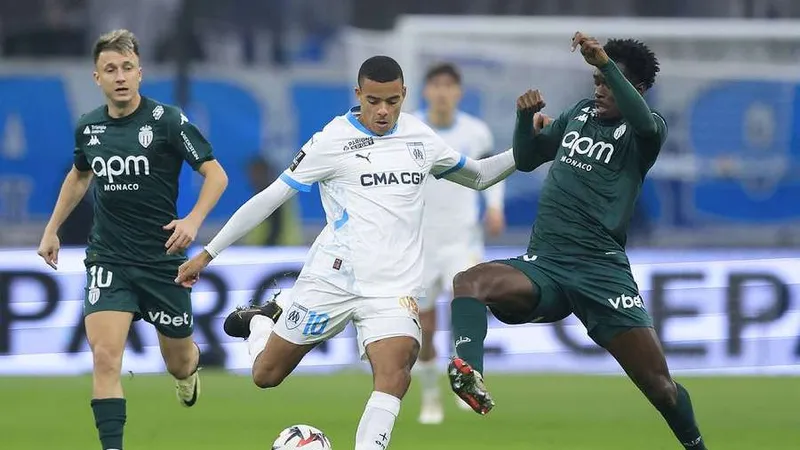 Greenwood từng ghi bàn ấn định chiến thắng cho Marseille trước Monaco
