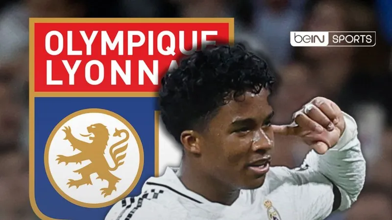 Endrick sẽ gia nhập Lyon theo dạng cho mượn từ Real Madrid? Ảnh: beIN SPORTS