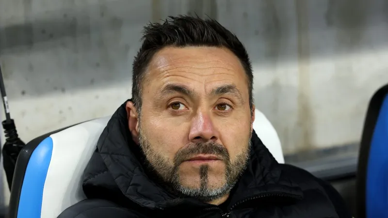 HLV Roberto De Zerbi rời Marseille sau chuỗi phong độ kém khởi sắc. Ảnh: Getty Images