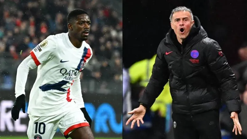 Luis Enrique đáp trả phát ngôn gây tranh cãi của Dembele. Ảnh: L'Équipe