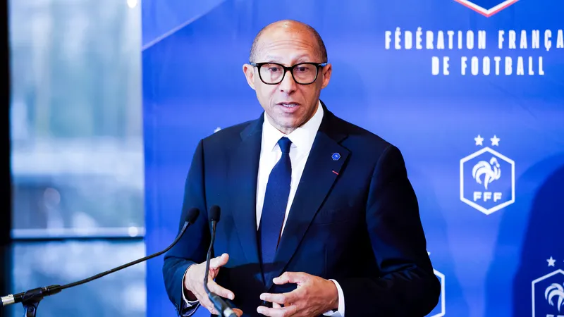 Chủ tịch Liên đoàn bóng đá Pháp Philippe Diallo. Nguồn: FFF