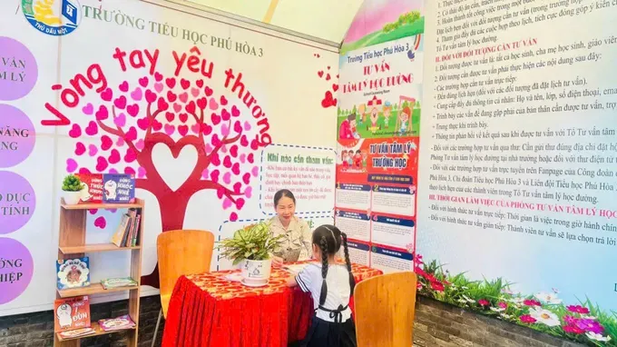 The “School Psychology Room” model at Phu Hoa 3 Primary School 
