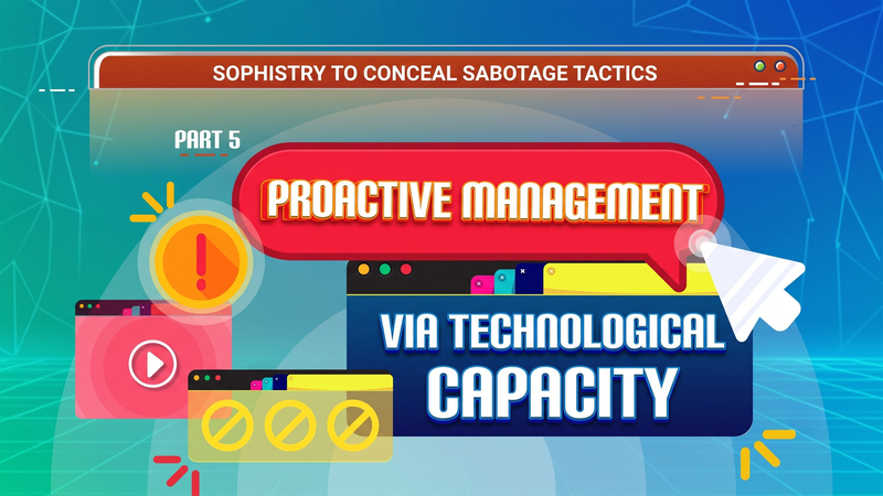 Proactive management utilizing technological capacity