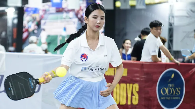 Giải đấu Pickleball YBA HCM 2025 - Trung Hậu Cup gây ấn tượng mạnh mẽ. Ảnh: Quỳnh Mai