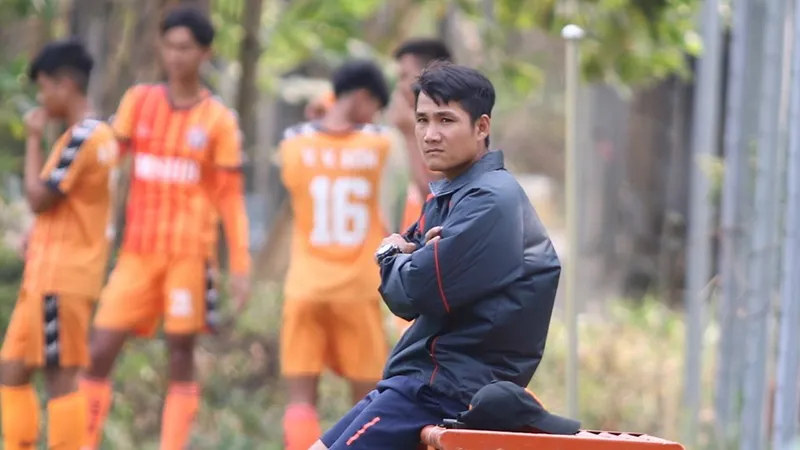 Cựu tuyển thủ Huỳnh Quốc Anh. Ảnh: VIẾT ĐỊNH