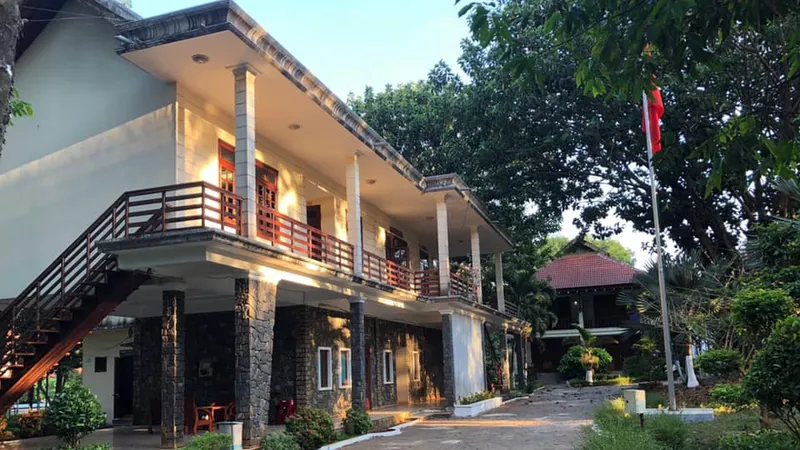 Một góc khu vực nhà nghỉ của các VĐV