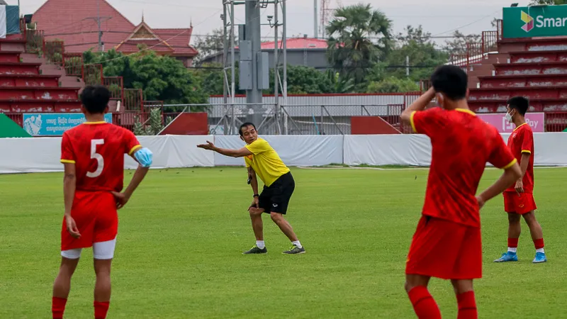 Buổi tập cuối cùng của đội U23 Việt Nam trước trận chung kết