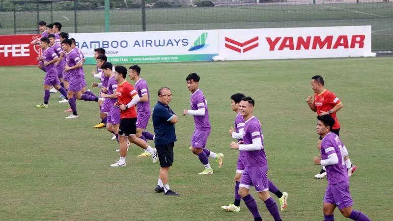 Đội tuyển trên sân tập chiều 21-3