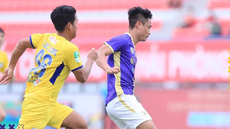 Vũ Minh Tuấn tỏa sáng trong trận thắng 4-2 của Hà Nội trước HA.GL với 2 bàn thắng và 1 đường kiến tạo