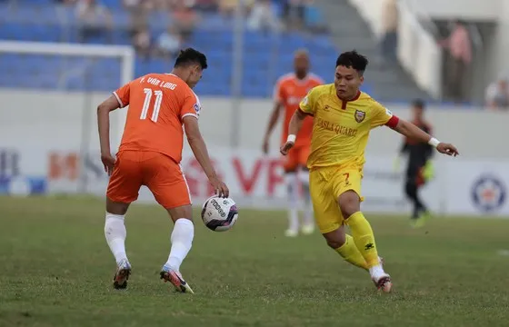 Trần Phi Sơn là một trong hai cầu thủ Hà Tĩnh bị mất cắp tài sản