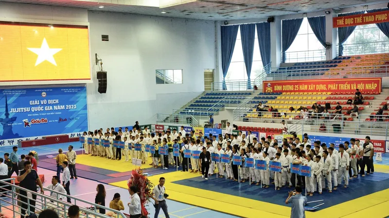 Hơn 300 VĐV tham dự giải vô địch Jujitsu 2023 tại Bình Dương