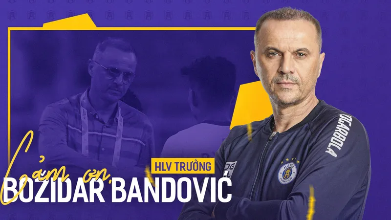 CLB Hà Nội thanh lý hợp đồng với HLV Bandovic sớm 2 năm so với thời hạn