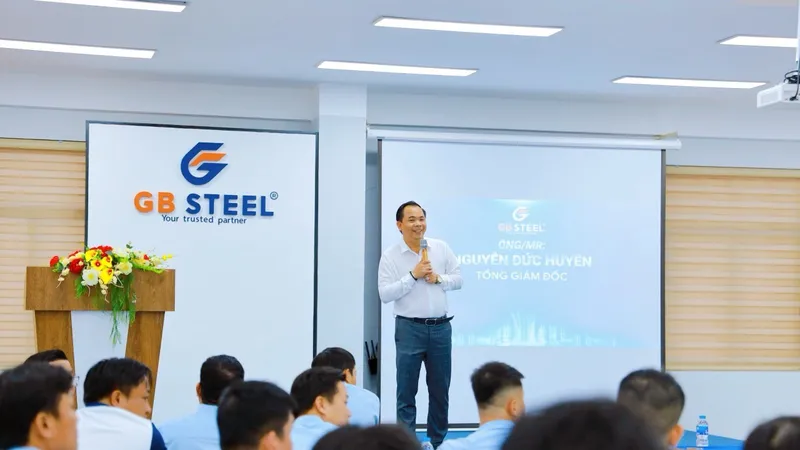 Tổng giám đốc Nguyễn Đức Huyên chia sẻ tại buổi lễ