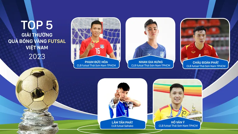 Tốp 5 Quả bóng vàng futsal đều xứng đáng