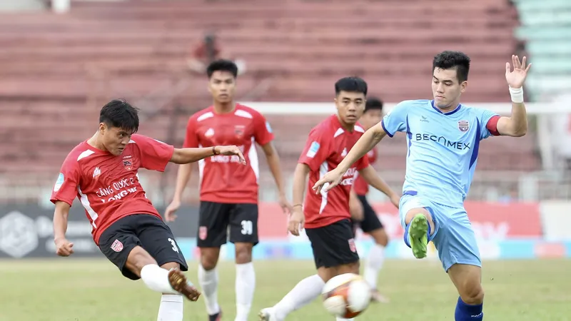 Tiến Linh tiếp tục thể hiện phong độ ổn định với 1 bàn thắng, giúp B.Bình Dương giành vé đi tiếp. Ảnh: DŨNG PHƯƠNG