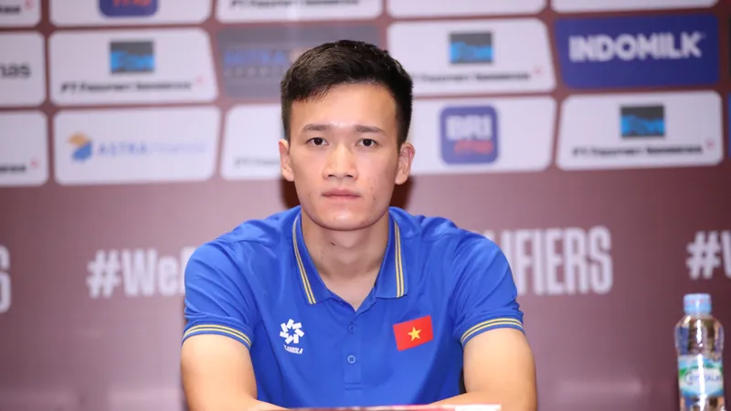 Nguyễn Hoàng Đức trở lại đội tuyển Việt Nam sau khi vắng mặt ở Asian Cup 2023 vì chấn thương