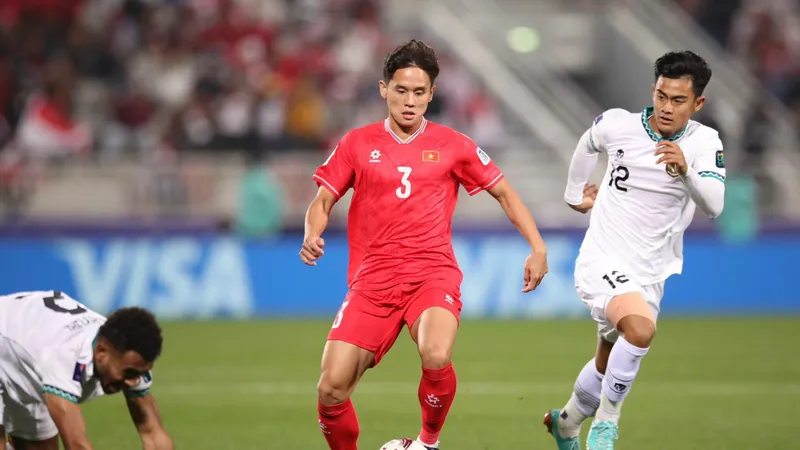 Cuộc so tài giữa đội tuyển Việt Nam và Indonesia mới đây tại Asian Cup 2023