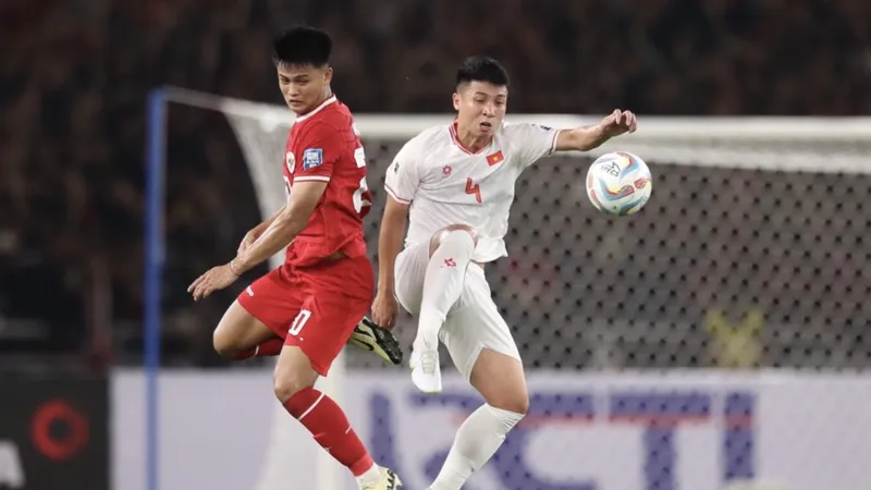 Cuộc so tài giữa Indonesia và Việt Nam ở trận lượt đi tại sân Bung Karno