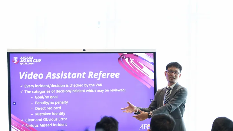 Đại diện AFC phổ biến những quy định chung đến với các thành viên đội tuyển U23 Việt Nam