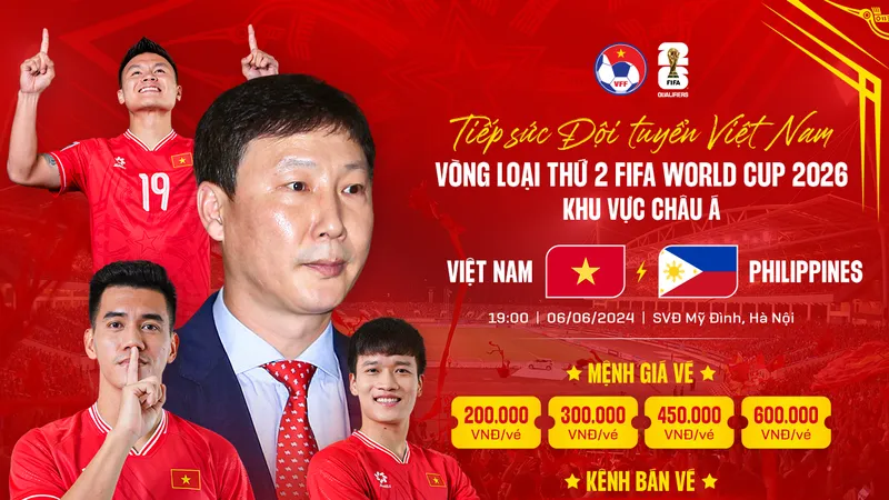 Giá vé cao nhất cho trận Việt Nam - Philippines là 600.000 đồng