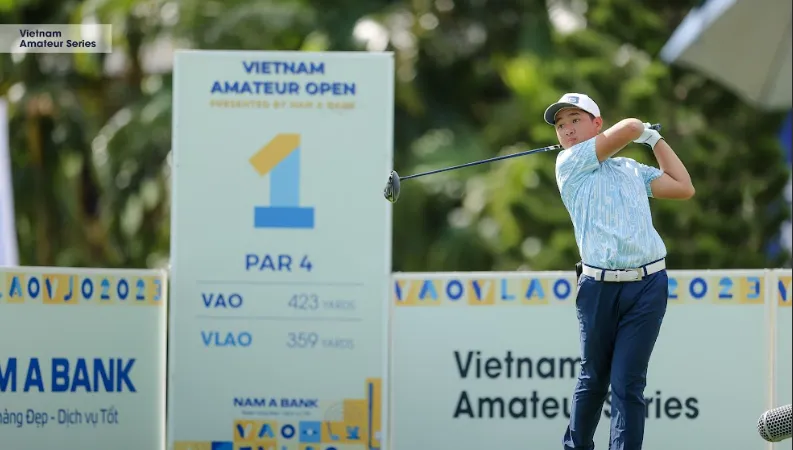 Golfer Nguyễn Anh Minh