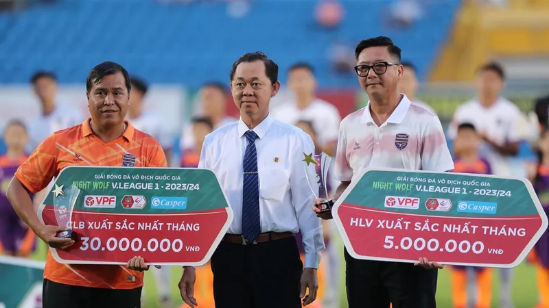 HLV Lê Huỳnh Đức cùng Becamex Bình Dương thăng hoa ở giai đoạn 1 mùa bóng 2023-2024