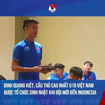 Sinh nhật đáng nhớ của Đinh Quang Kiệt