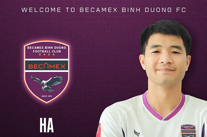 Hà Đức Chinh gia nhập B.Bình Dương thay vì Trẻ TPHCM như những thông tin trước đó