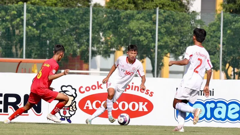 Hy vọng đi tiếp của U15 TPHCM rất thấp sau khi để thua 1-2 trước U15 Viettel