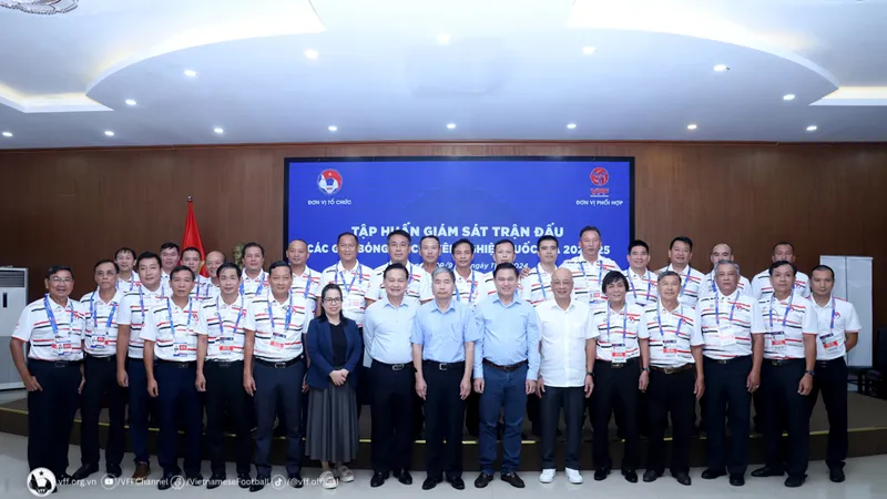 Có 28 giám sát trận đấu tham dự chương trình tập huấn
