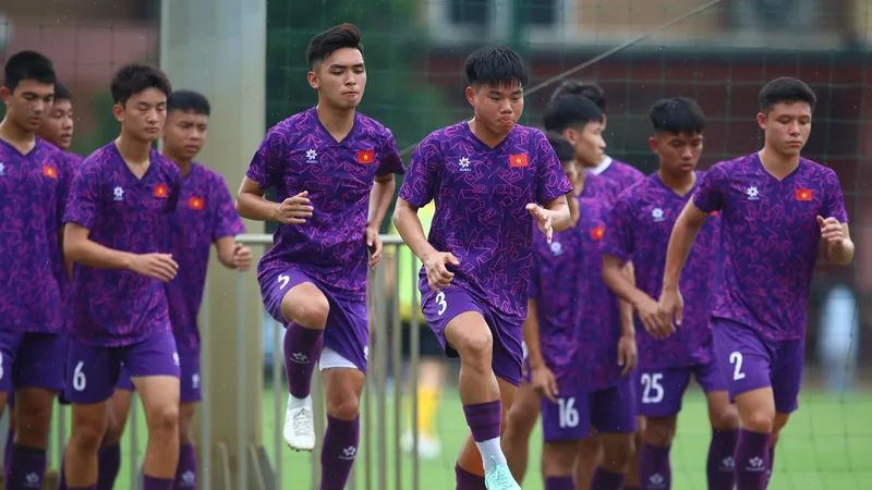 U17 Việt Nam sẵn sàng cho vòng loại U17 châu Á 2025